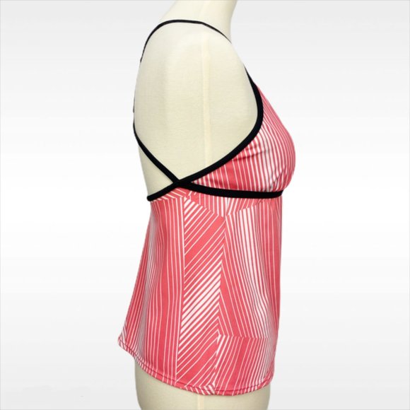 Nike Swim Striped Racerback Tankini Top - Picture 5 of 10